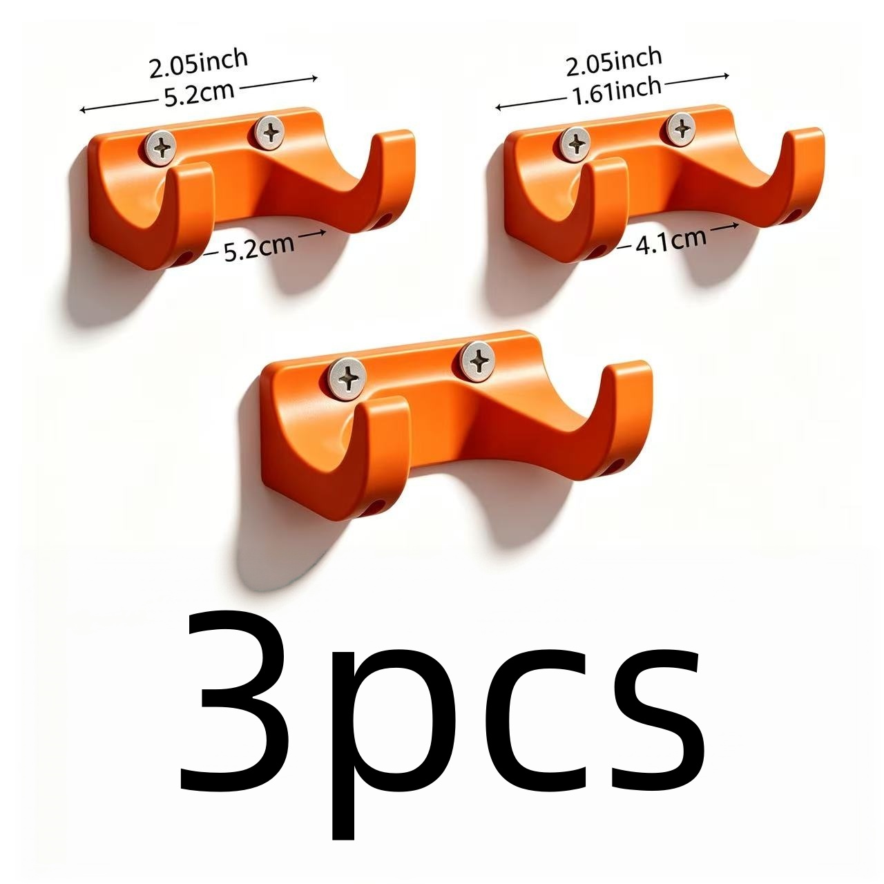 TEMU 3pcs Small Wall-mounted Hammer Tool Organizer Rack - Workshop Station Wall-mounted Tools, Home Garage Tool Storage, Handicraft Workshop Tool