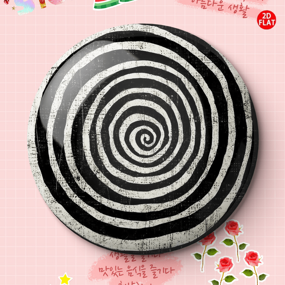 TEMU (2D ) Broche/Pin/Badge de Moda Clásica con de Negra, para Combinar con Jeans, Ropa, Mochilas y Sombreros, Ideal para Coleccionar Detalles