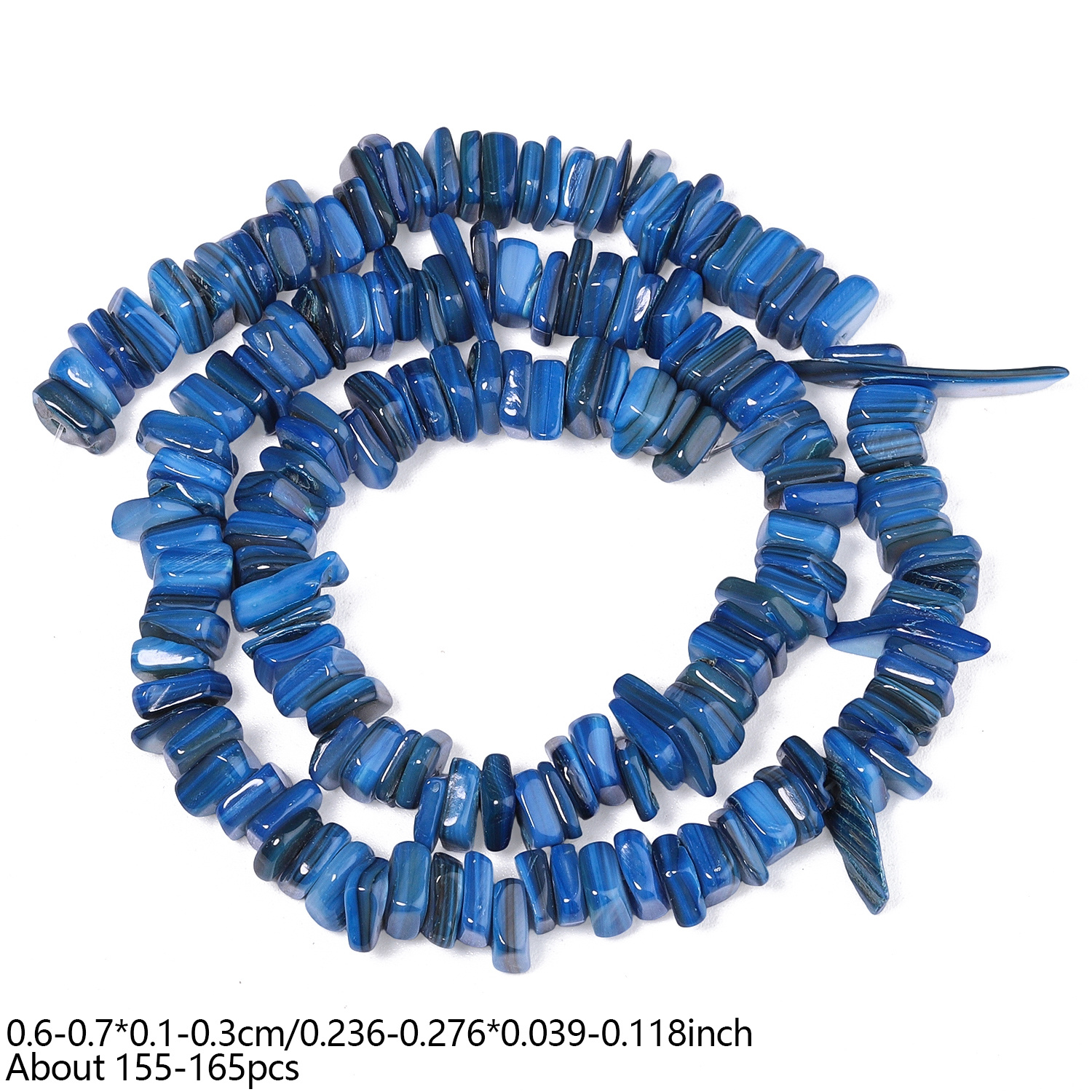 TEMU Perline in da 7mm adatte per di gioielli fai da te - Perline sciolte quadrate irregolari con base curva e distanziatrici, adatte per bracciali,