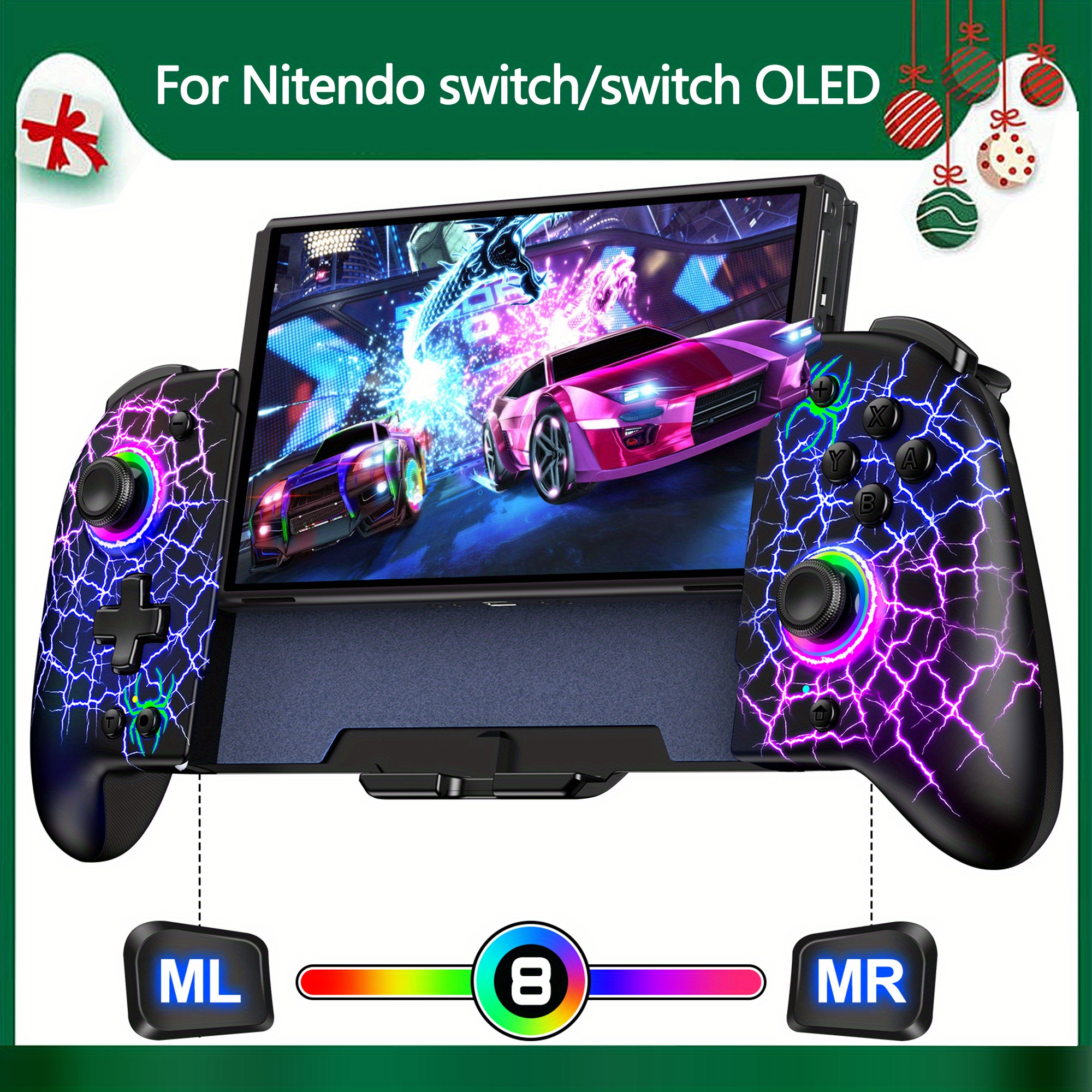 TEMU 1pc Gammeefy Wireless Pro For Switch & , Ergonomic Gamepad Effect Joystick, Wireless For Ios , Christmas Gift
