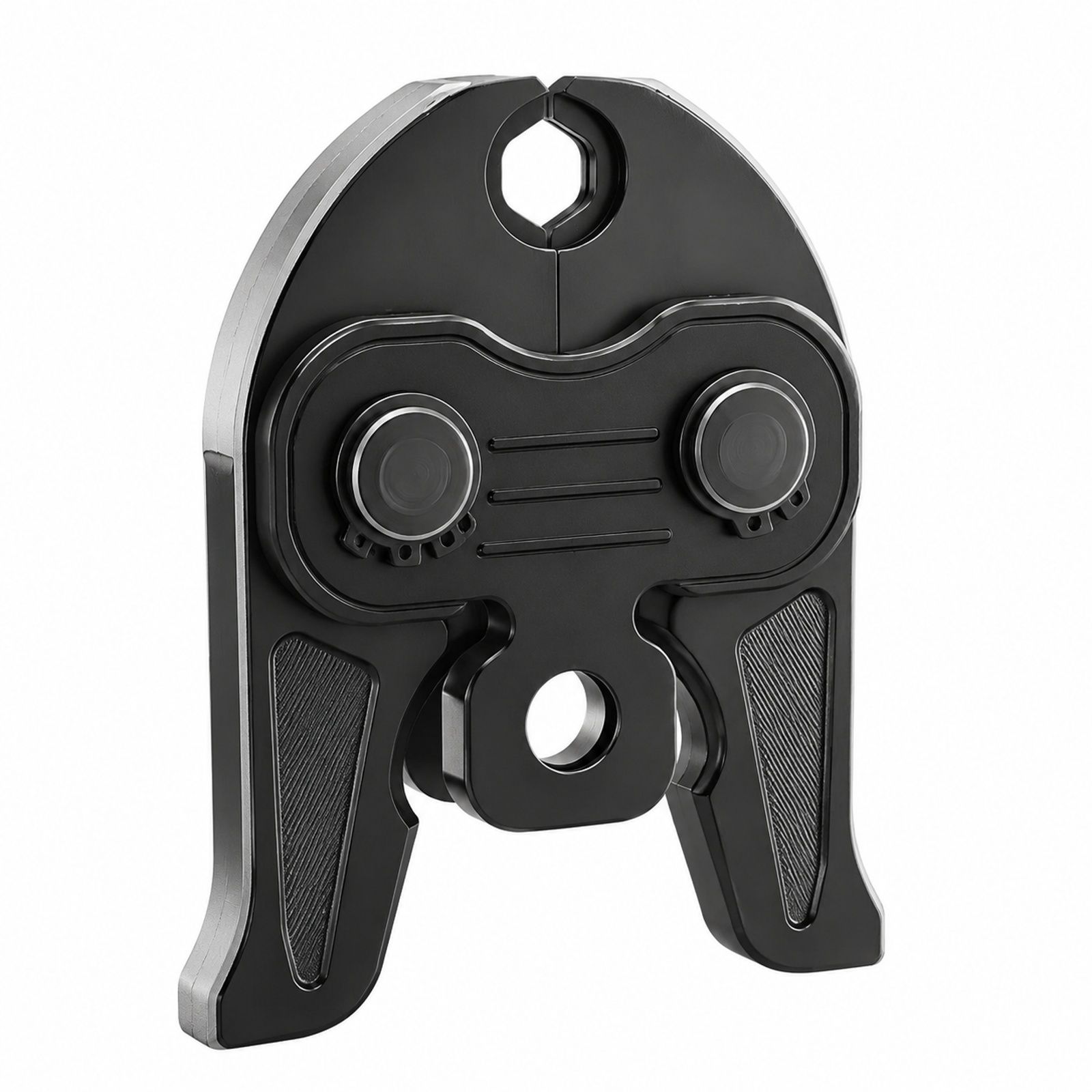 12mm Crimp Jaw For V-type Pipes, 1pc, Compatible With Common Press Tools For Plumbing, Hvac, And Heating Installation
