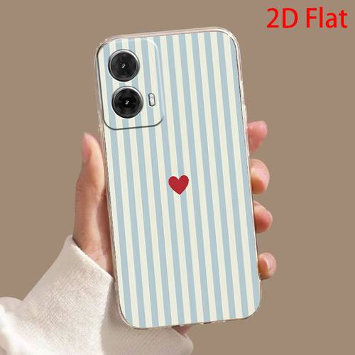 item picture phone case 2d flat striped heart pattern phone case suitable for moto edge 20 30 70 moto g 5g 2023 2024 g power 2025 g05 g06 g13 g14 g15 g23 g24 g32 g34 g35 g45 g50 g54 g55 g56 g72 g75 g82 g84 g85 g86