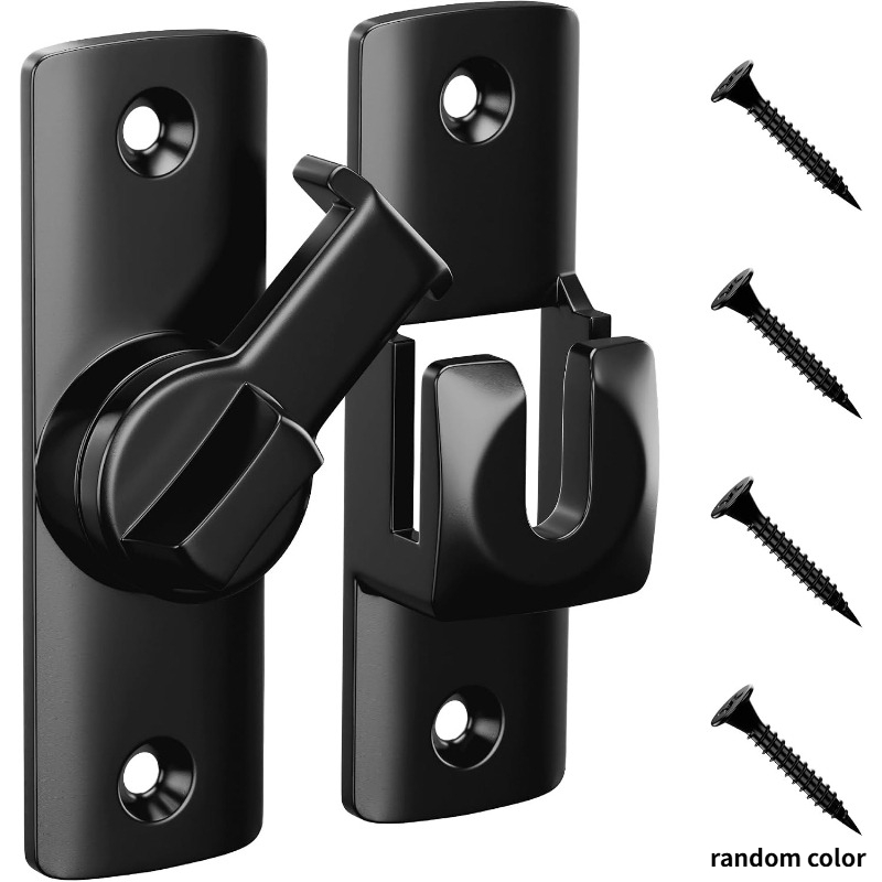 TEMU Manija de Cerradura de Puerta Antirrobo de Seguridad de Resistencia, Cerradura de Pasador de Seguridad de Grado Comercial/Residencial Anti-Aleve
