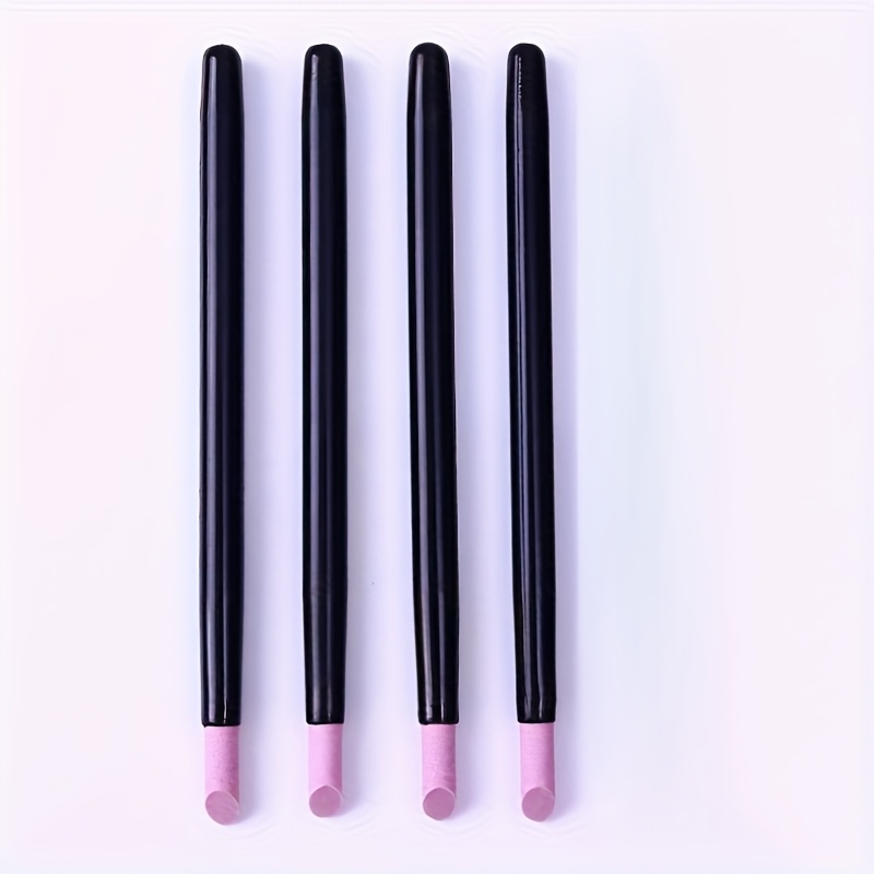 4pcs Quartz Push Nail Pen | Odorless Manicure Tool For And , Pink Tip, Ergonomic Handle For Hand And Foot Care