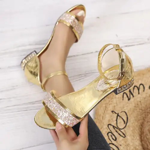 golden low heels sold on Temu United States golden low heels sold on Temu United States