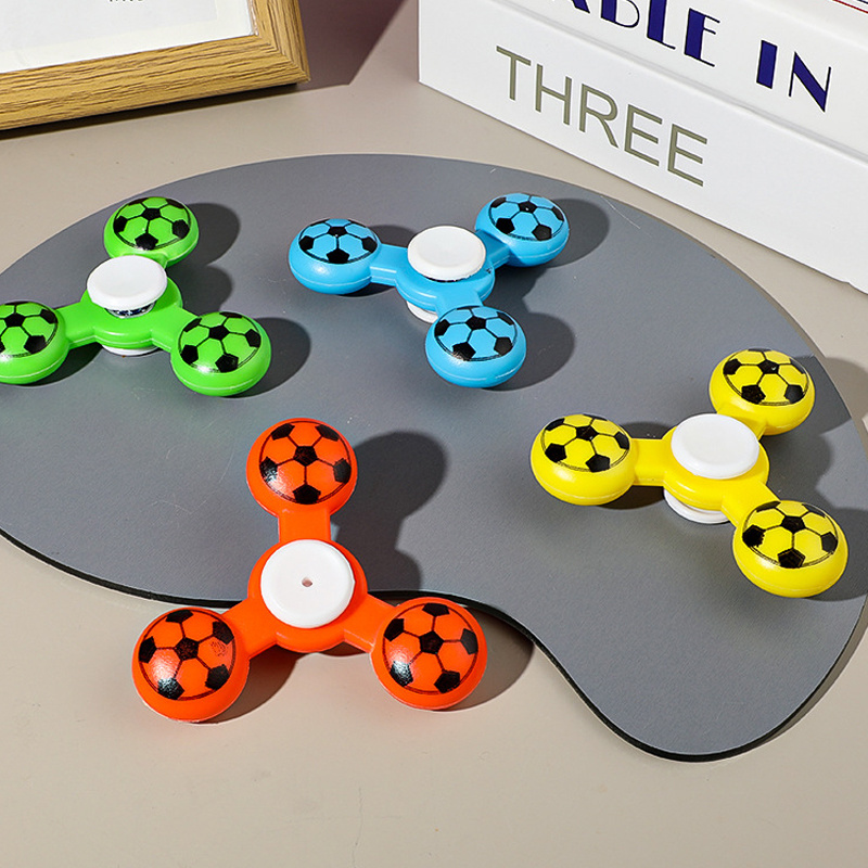 10pcs soccer ball shape fidget spinners cute toys classroom prizes birthday event party christmas halloween day gifts   stress relief toys summer outdoor toys pocket toys random Product details 2