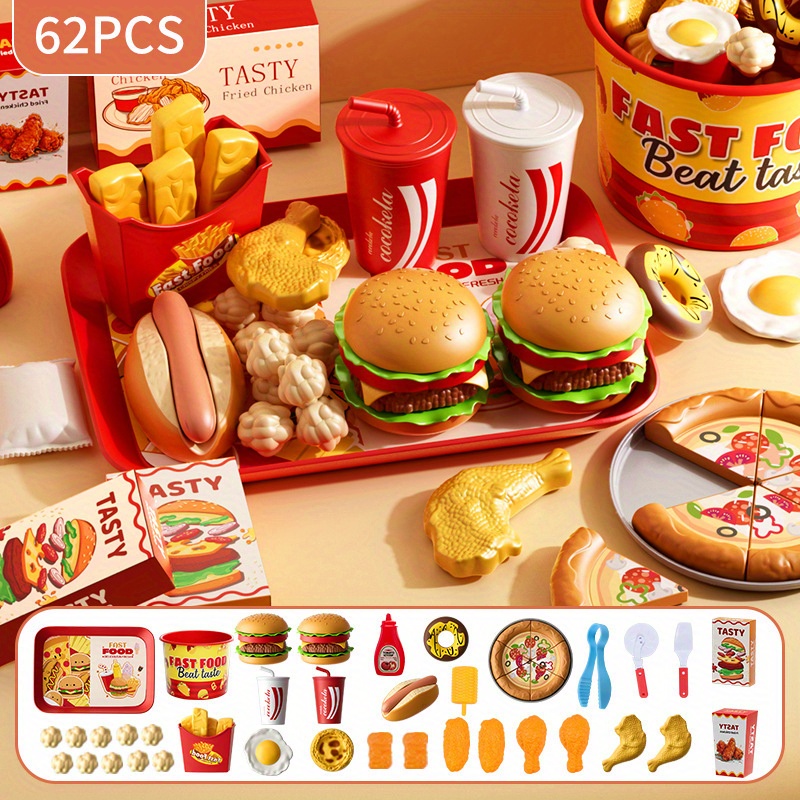 kids pretend play food set abs plastic dessert Temu Australia