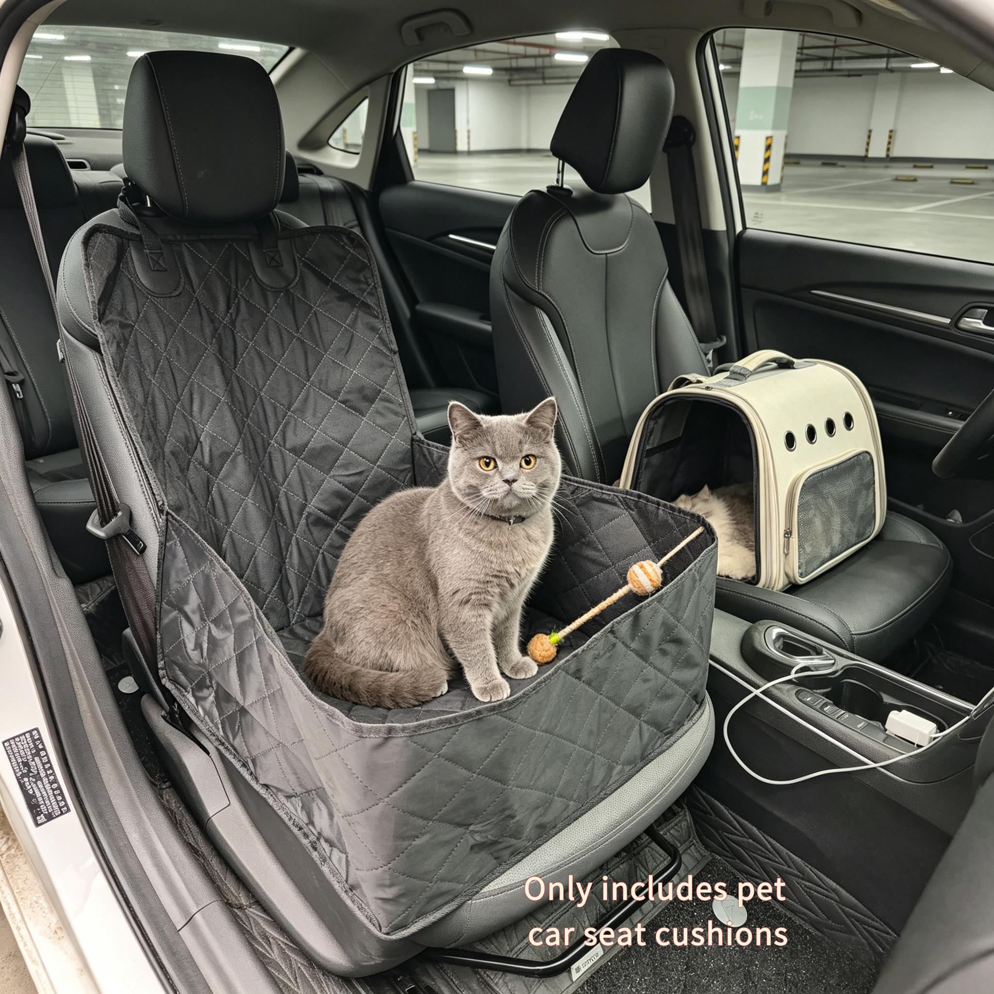 TEMU Nid pour animal de compagnie de voiture, Panier de sécurité pour animal de compagnie de voiture, Coussin de siège -salissure pour animal de
