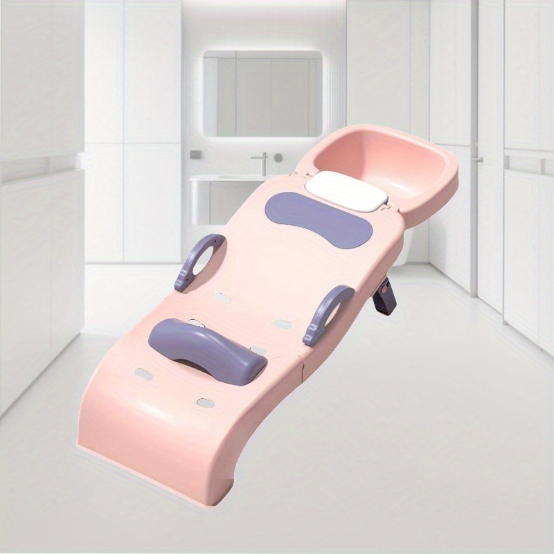 TEMU Shampoo Bed (a) Bedside Shampoo Basin And Shampoo Tray For . 1pc Lightweight Folding Shampoo Bed | Bathroom Folding Shampoo Bed | Portable