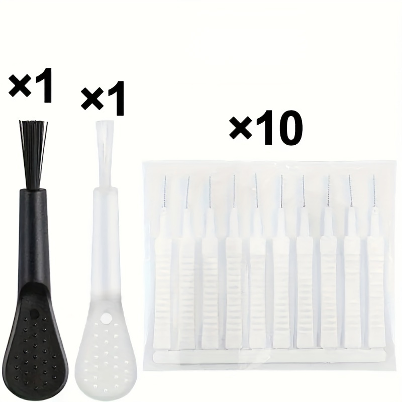 Image of 12pcs/set Mobile Phone Speaker Dust Removal Cleaner Tool Kit For Iphone And Type C Earphones Charge Port Dustproof Cleaning Brush
