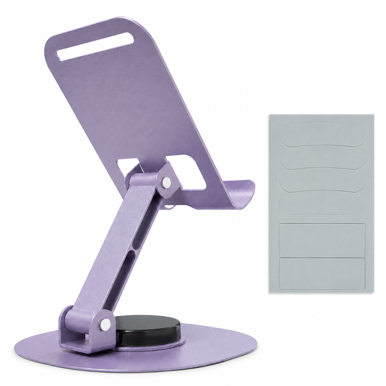 TEMU Soporte Metálico para Teléfono de - Soporte Portátil de Escritorio para Teléfono - Soporte Plegable y Giratorio