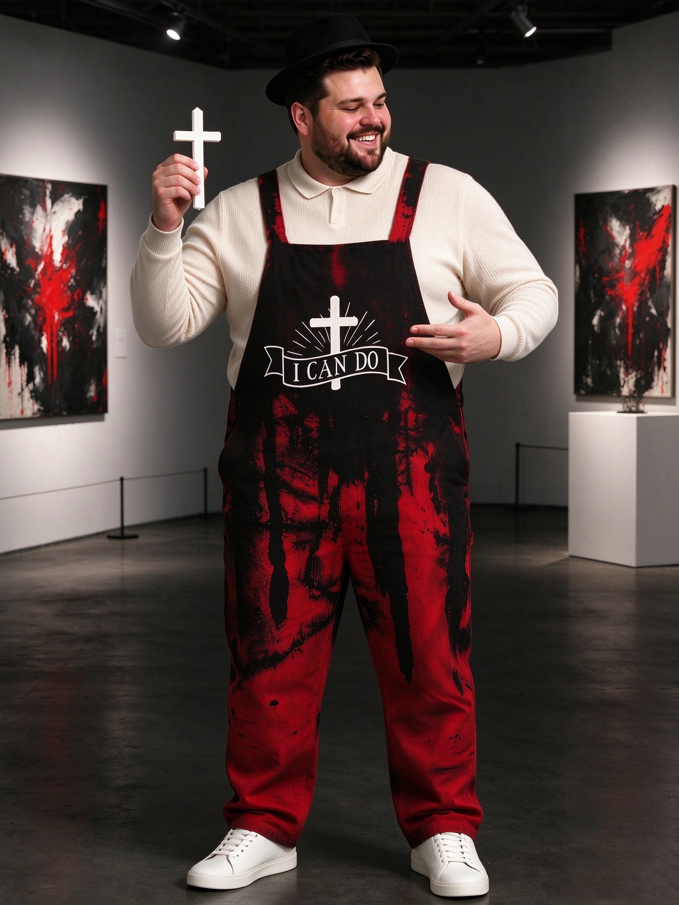 overalls red sold on Temu United States
