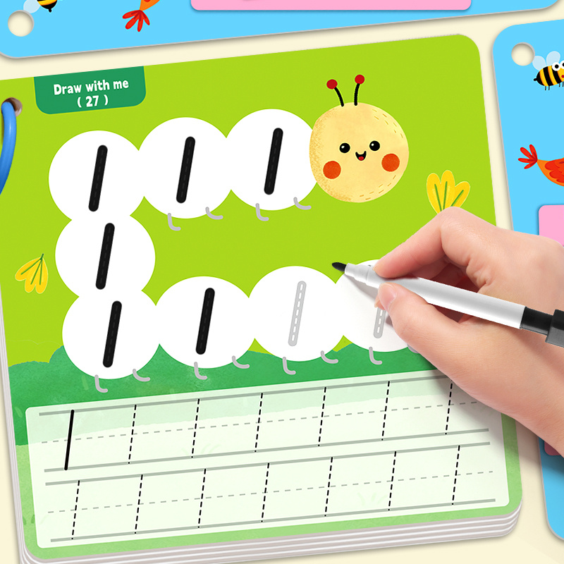 Children's Pen Control Training Workbook for Handwriting Practice
