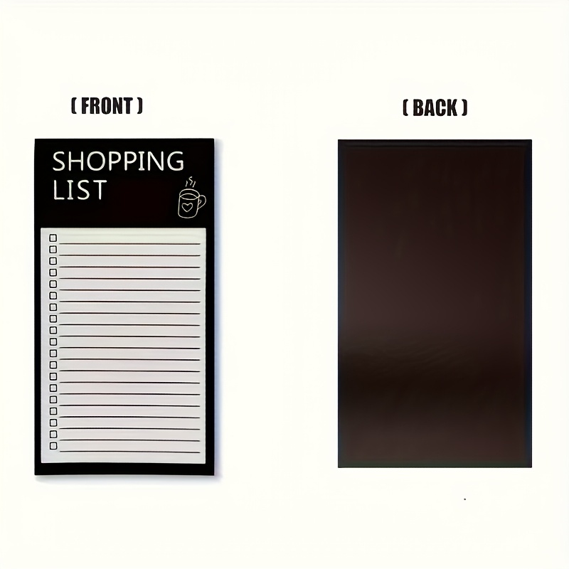 TEMU 1 Pack Of 50-page Tearable Shopping List Planner, Refrigerator Material Purchase Plan, Used For Shopping Reminders, Meal Plans, And Chores/work