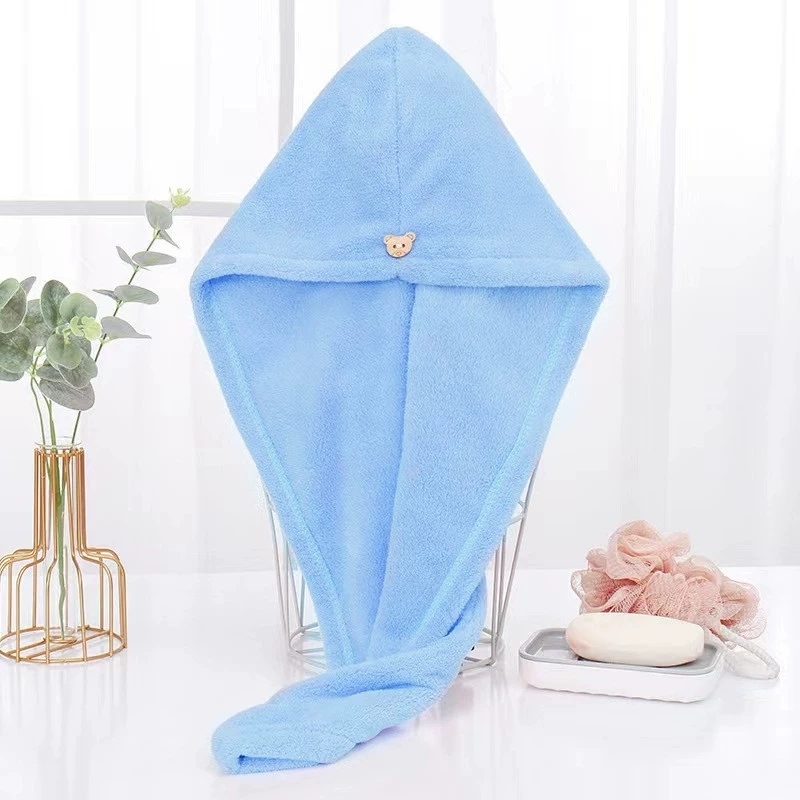 TEMU 2pcs Set Of Women's Hair-drying Caps - Thickened Hair Towels, Absorbent And Quick-drying Towels, Shower Caps, Headscarves, Hair Washing Tools,