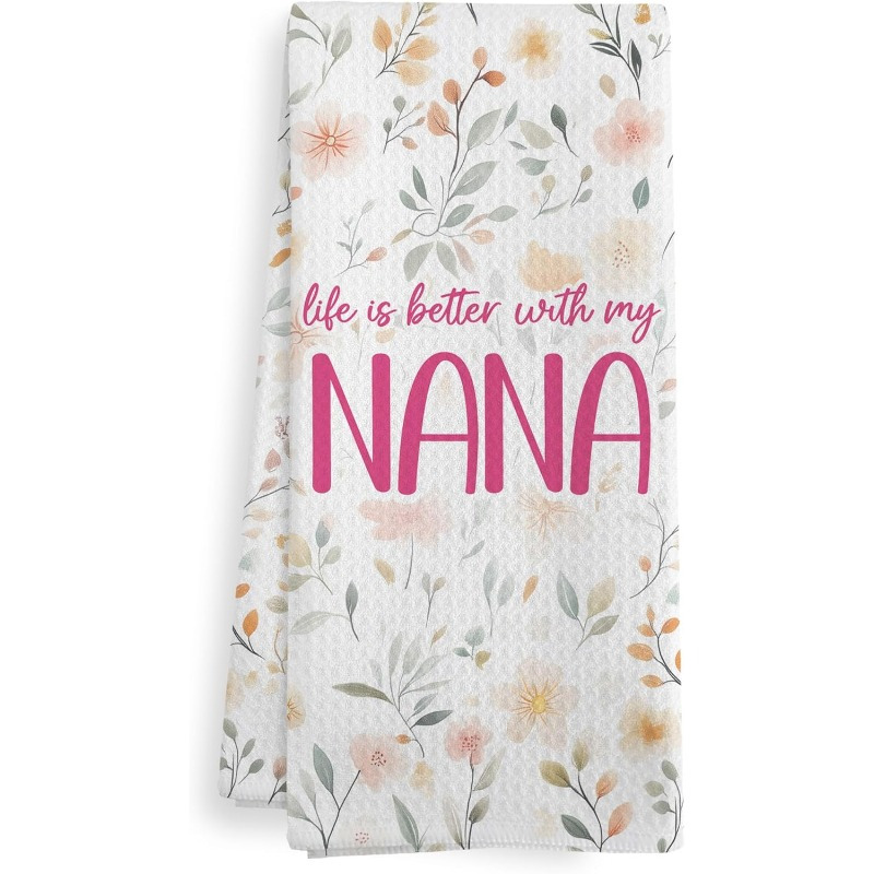 

1pc Polyester Kitchen Towel, 18x26 Inch, Super Dish Cloth With " With My " Print, Machine Washable, Cartoon Themed Linen For Home & Dining Decor
