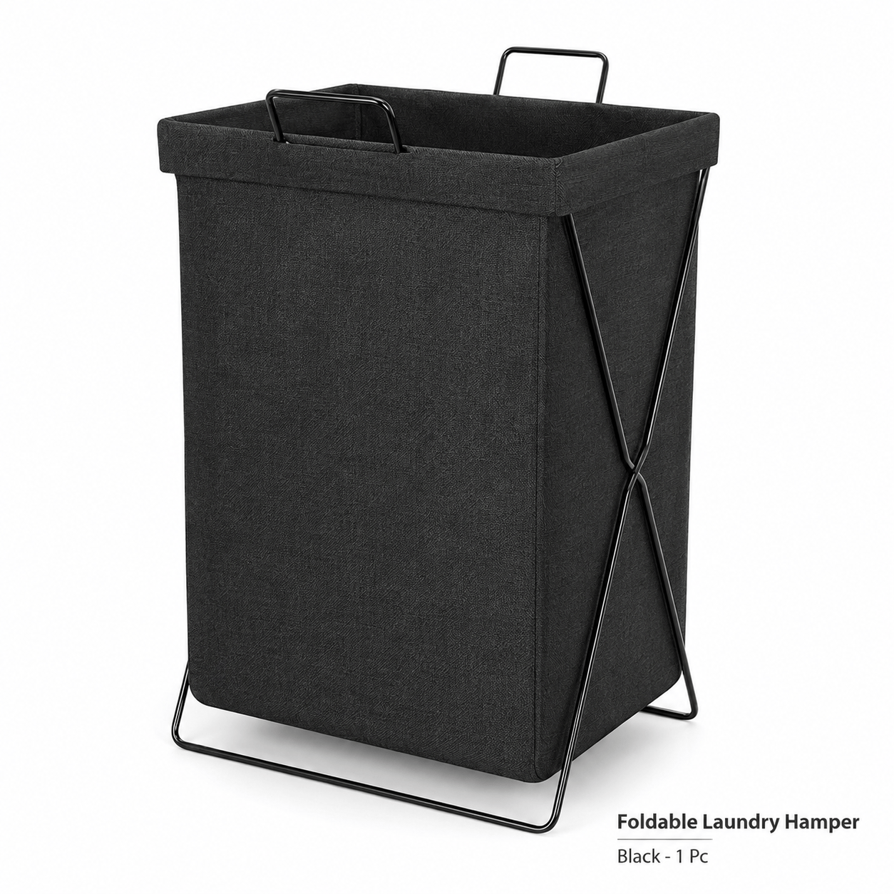 TEMU 1 Foldable Laundry Hamper, Large Capacity, Breathable, And Easy To Store. Suitable For Bathroom And Bedroom Clothing Storage. Fabric Laundry