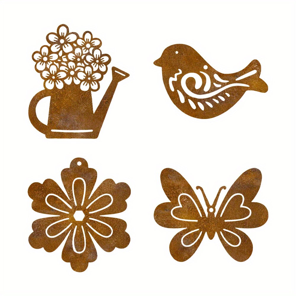 E-shop Rustikale Eisen Wanddeko, Vintage Metall Fenster Ornamente, Retro Eisen Wandkunst Handwerk, Indoor und Outdoor Heimwerker Geschenke