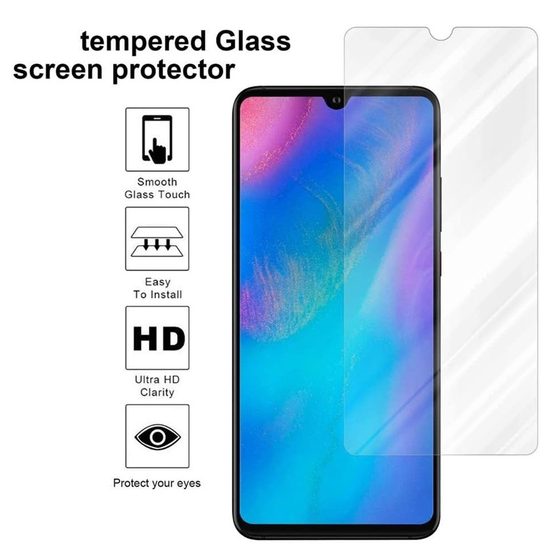 

2- Tempered For Huawei P20 & P30 , Hd Clarity, , , -free , - Film