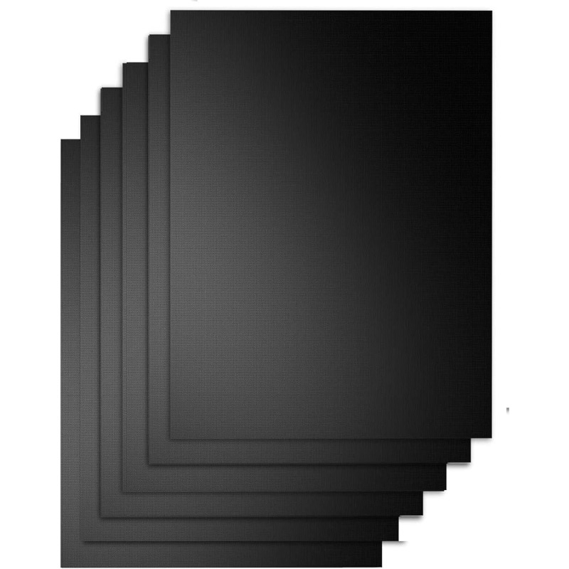 Image of Grill Mats, Cooking Pads, Reusable Bbq Baking Mats, Durable And Easy To Clean - Suitable For Grills, Gas Grills, And Charcoal Bbq (6pcs/8pcs)