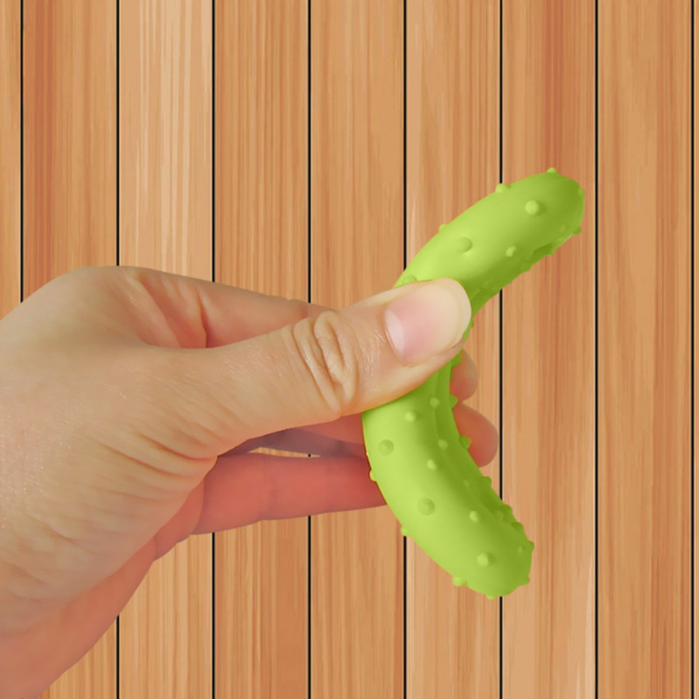 TPR Pet Chew Toy for Small Dogs - Interactive Puppy Molar Teeth Cleaning and Training Biting Toys, Anti-bite Training Thorn Circle Toy