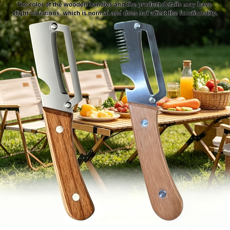 2pcs heavy duty stainless steel peeler and slicer set featuring a bottle opener and straight blade design suitable for   fruits and vegetables a versatile and durable peeling tool and vegetable slicer ideal for parties and picnics details 3