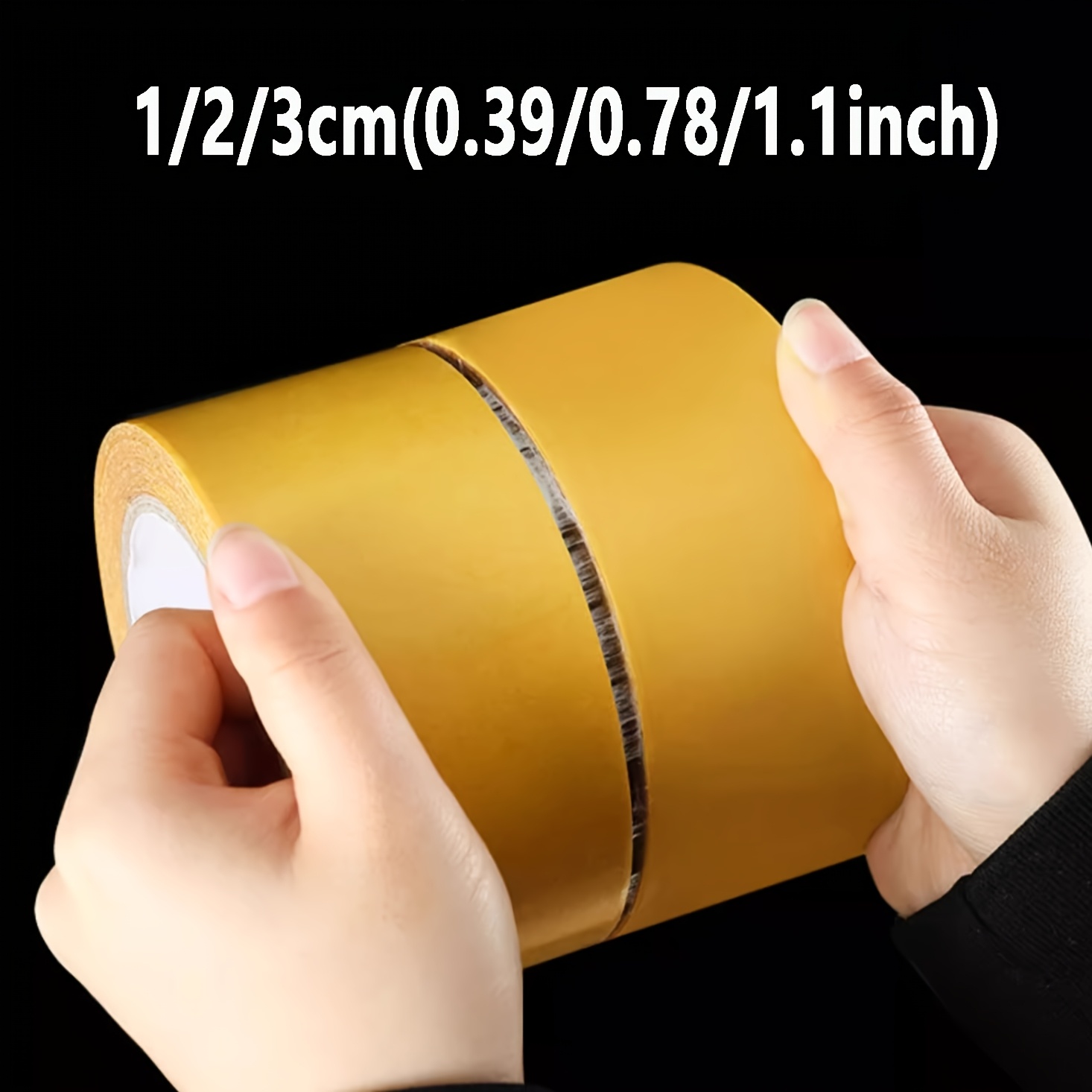 E-shop 3 Rollen starkes selbstklebendes Stoffband, schnittfreies multifunktionales spurenfreies Säumband, geeignet für Stoffkleidung, nähtloses