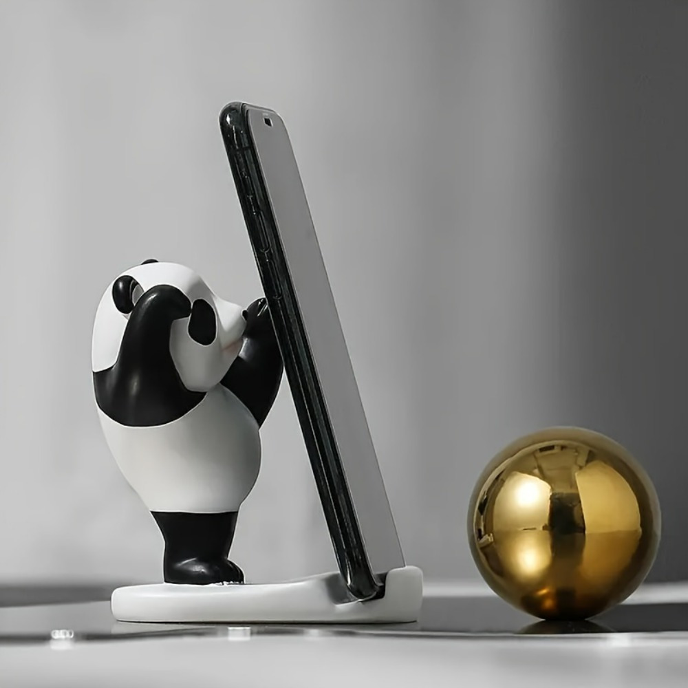 

A Single -shaped Phone Stand Adjustable And Compatible With Smartphones, Serving As An Adorable Decoration For Your Room.