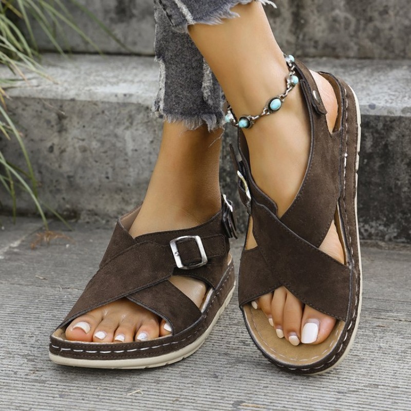 New Model With Adjustable Straps, Comfortable Soft Sole, Suitable For Work And Casual Wear., Women Shoes