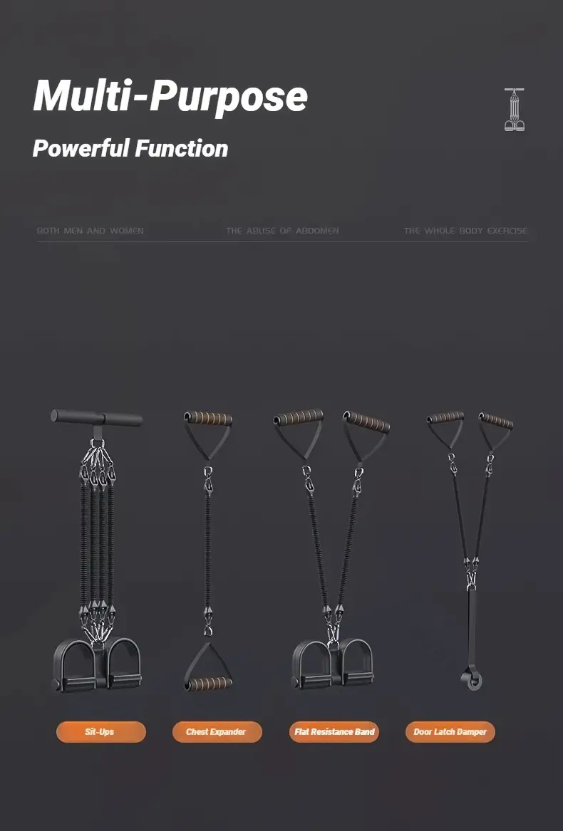 pedal tensioner for home use multifunction fitness   band trainer back abdominal muscle workout equipment Product details 5