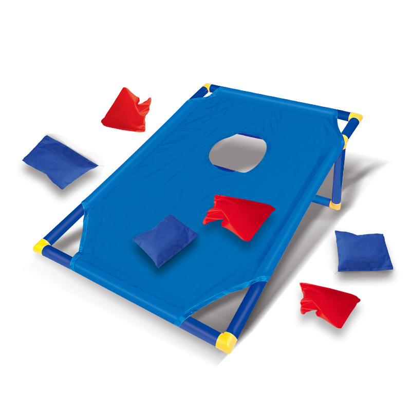 1 Set Of Beanbag Throwing Game - A Parent-child Interactive Indoor/outdoor Sports And Throwing Game For Competitive And Leisure Play, Comprising 1 Game Board And 6 Beanbags, Designed To Motor Skills