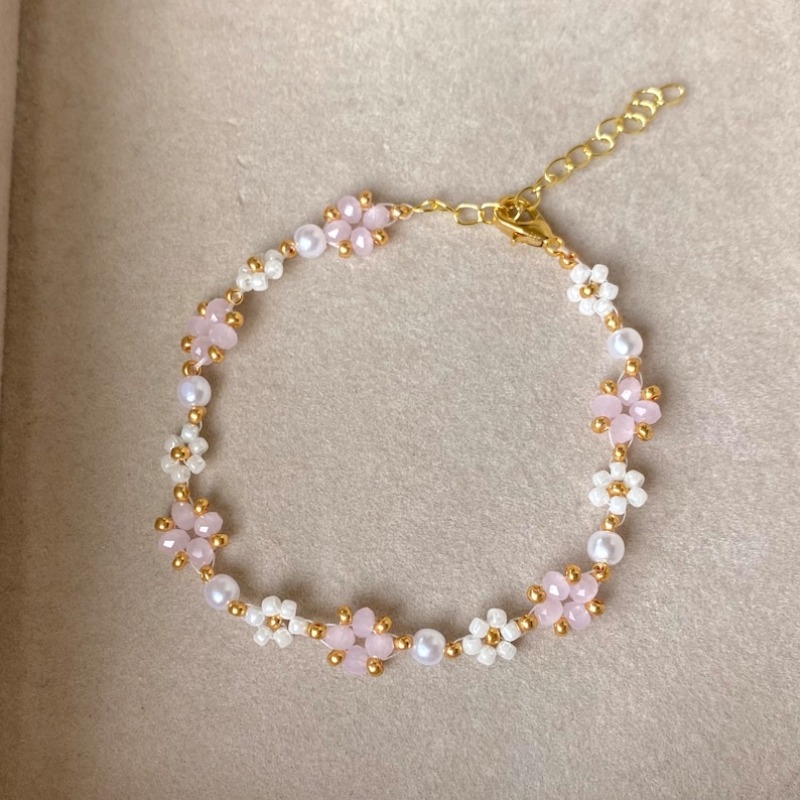 TEMU Bracelet à fleurs, Bracelet , Bracelet à fleurs, Cadeau pour elle, Cadeau d'anniversaire