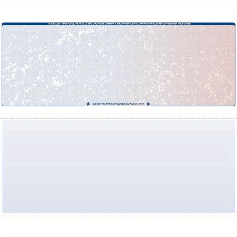 Blank Green Computer Checks / 8.5" X 11" Business Checks