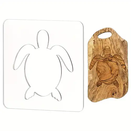 TEHAUX Acrylic Woodworking Template For Router – Transparent Cutting Guide For Wine, Beer & Whiskey Bottle Shaped Boards