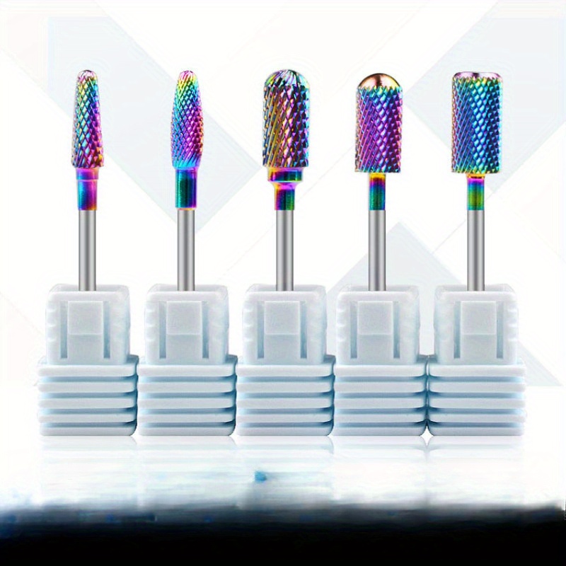 

Steel Nail Drill Bits - Coated Alloy For Manicure & Pedicure, Foot & Hand Care Accessories