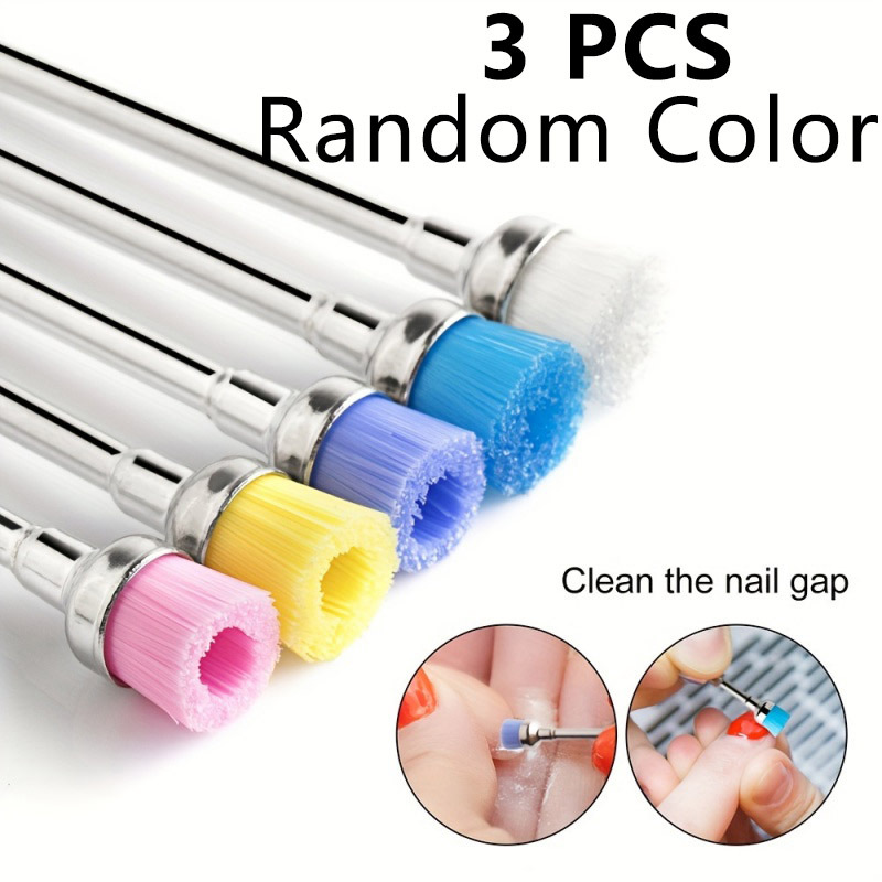 3pcs Nail Brushes and Filing Tools Set