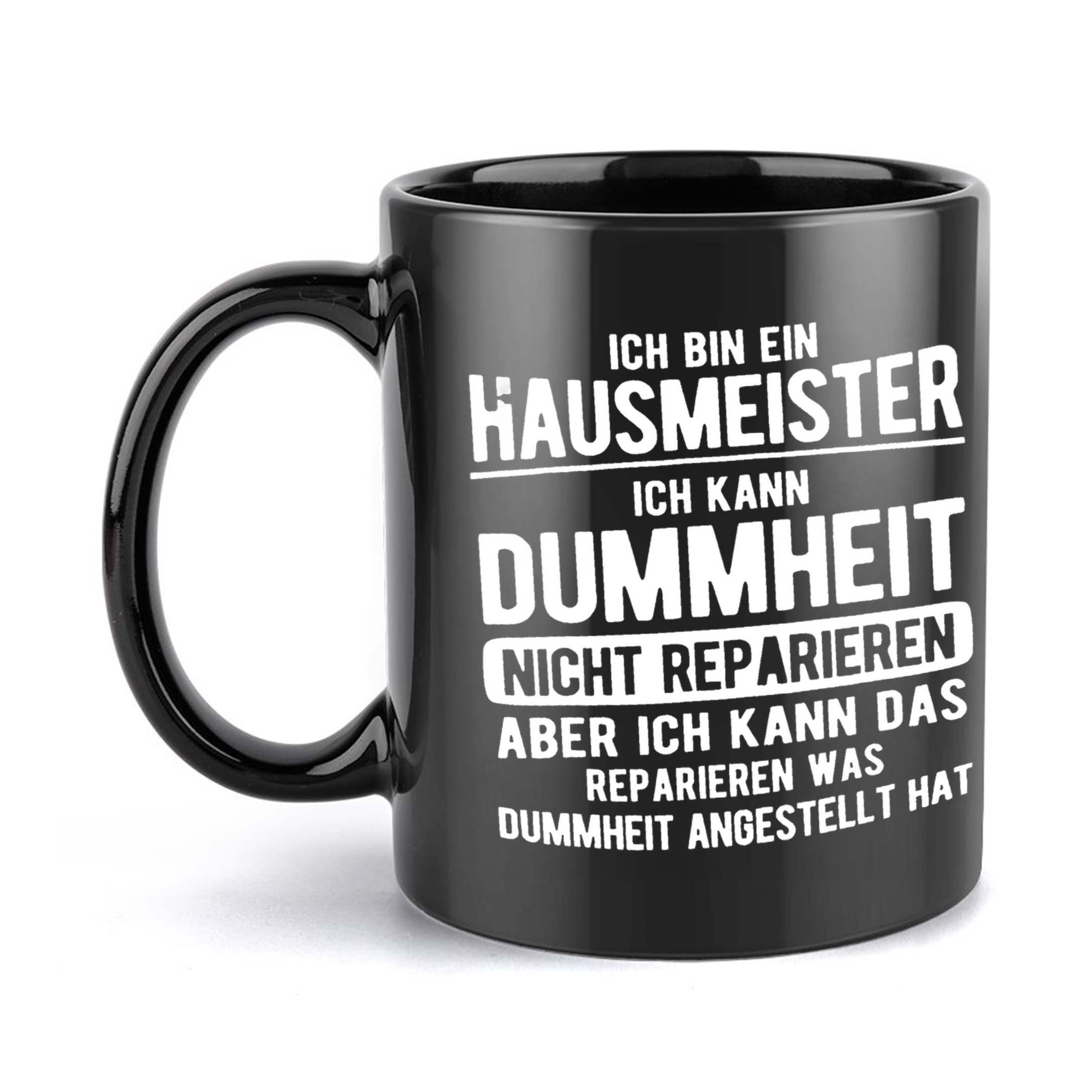 1pc, 11 Ounces, German-themed, Funny Text, Repair Ceramic Coffee Mug, Suitable For Any Season, A Great Gift For