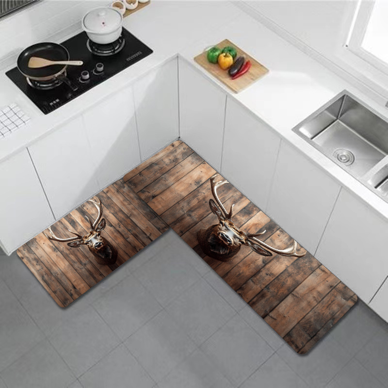 

1/2/3pcs 3d Pattern , Striped Wooden , 100% , Washable, Comfortable , For , Bedroom,