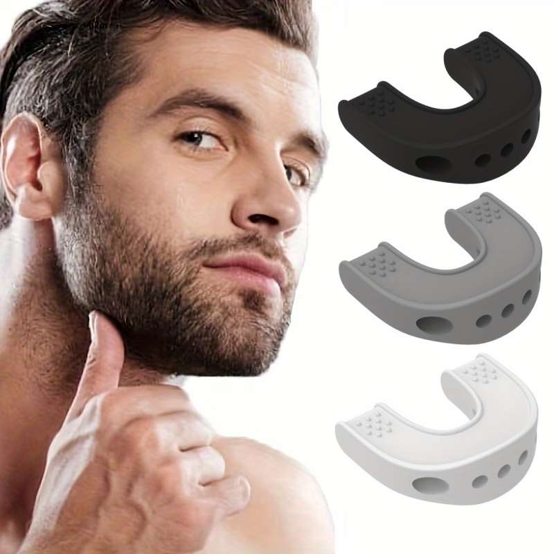 3pcs U Shape Silicone Jawlines Exerciser Muscle Training Face Lifter Jaw Exerciser Face Slimmer Targets Chin