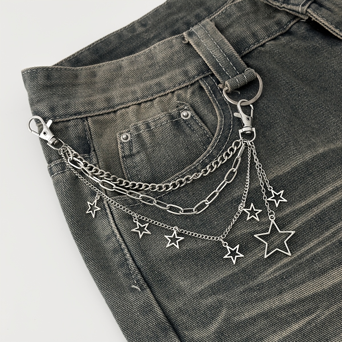 fashion   tassel keychain double lobster clasp design for   suitable for bag and pants decoration gift for    