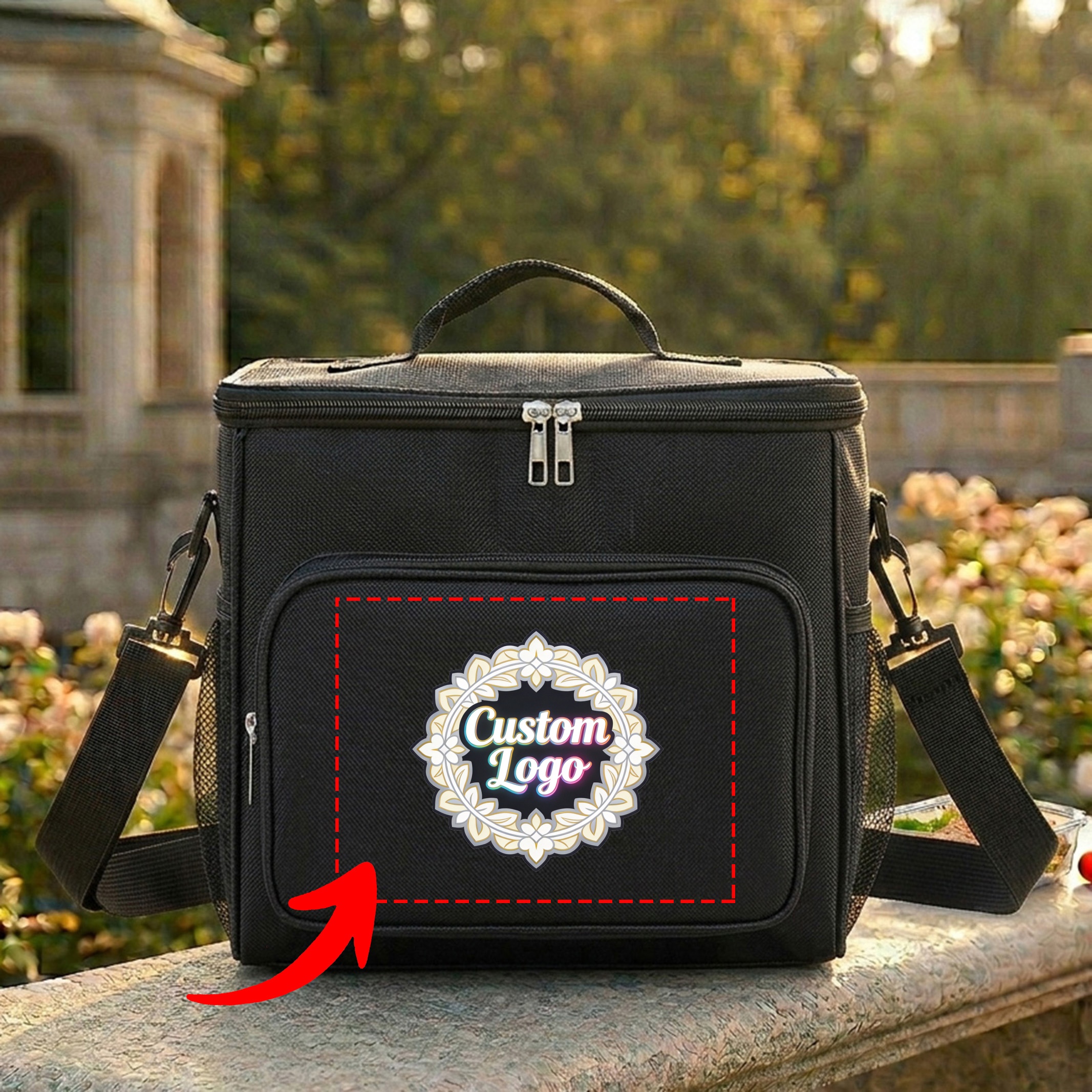 TEMU Custom Nsvujnhtp Lunch Bag, Personalized Lunch Bag For Work And School, Name, Photo, Logo, Design Printed On Cooler Bag For Outdoor Travel,