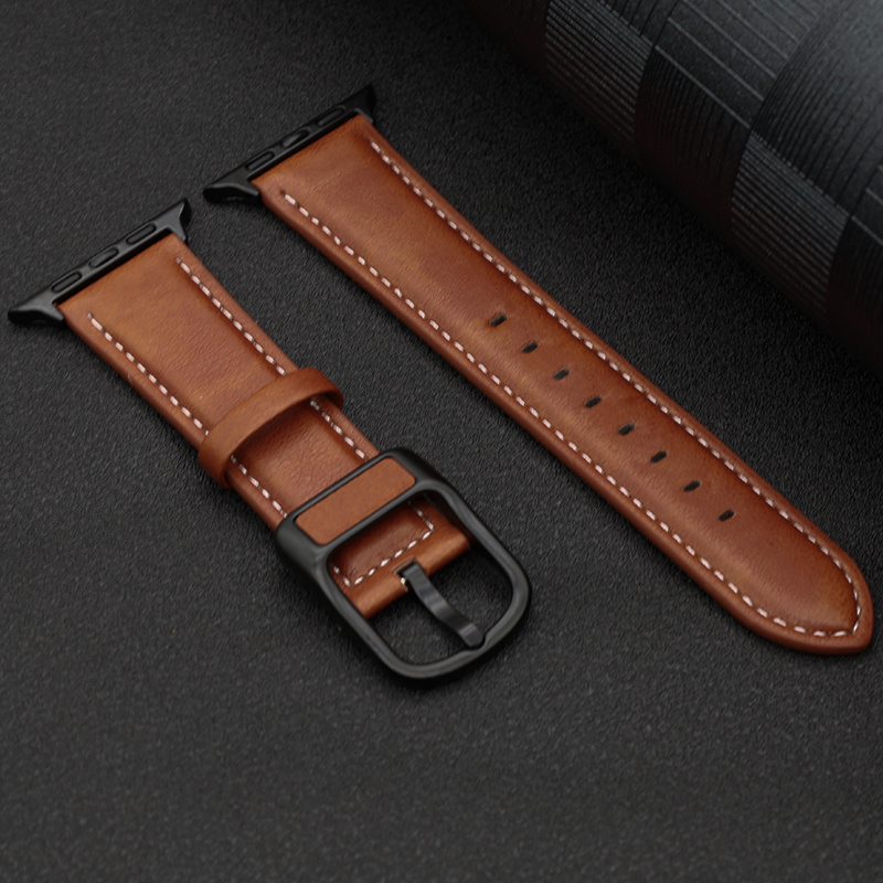 Synthetic Leather Strap for Iwatch Ultra 10 9 8 7 6 SE 5 4 3 2 1 Casual Strap Watchband for Iwatch Band 38mm 40mm 41mm 42mm 44mm 45mm 49mm