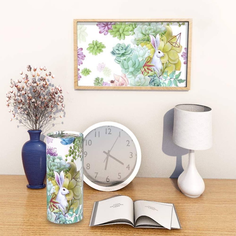   portable cylinder tissue boxes elegant floral   synthetic synthetic   leather   cup holder home office use durable stylish for home office or travel tissue boxes for home   decorative tissue box synthetic   leather box Product details 6