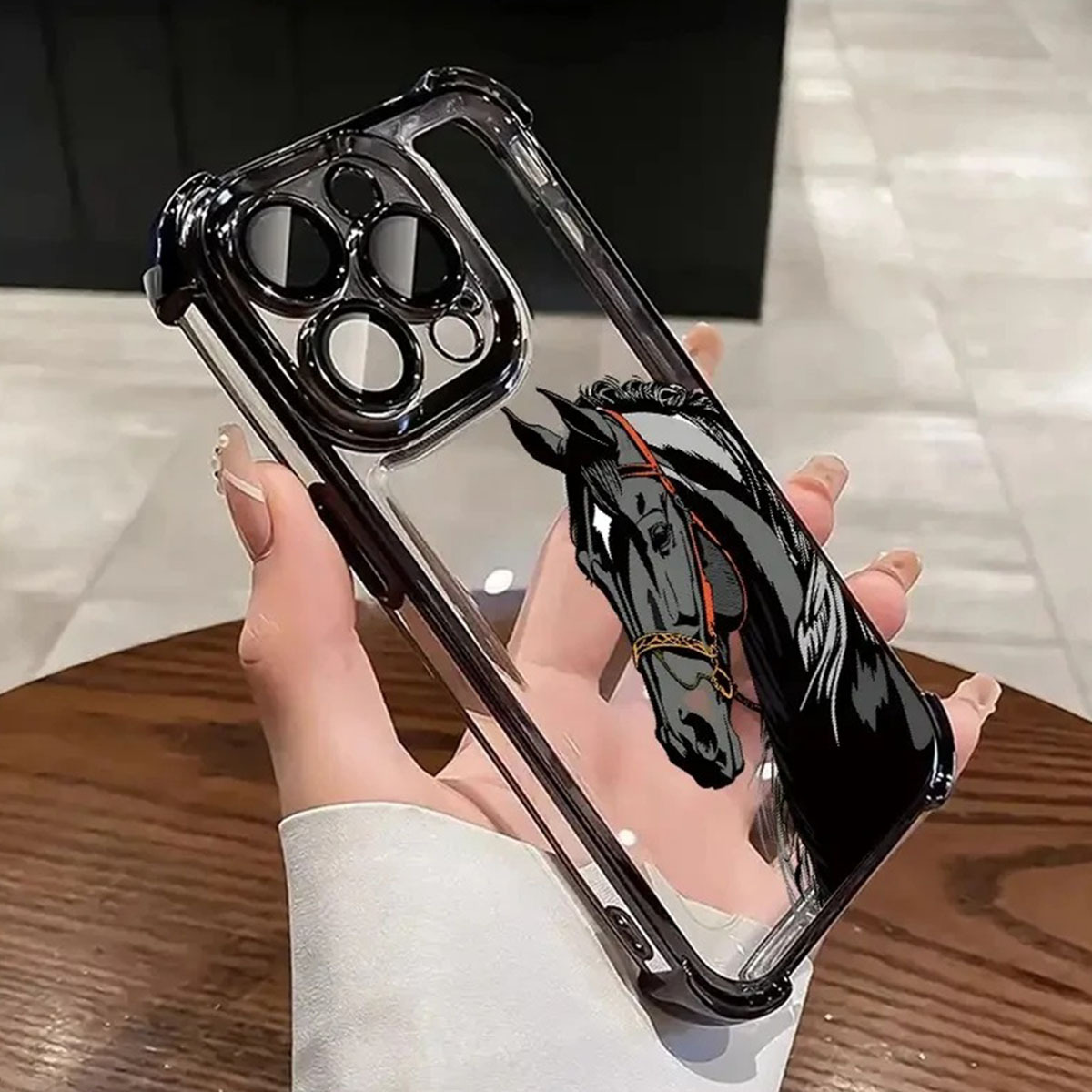 handyhlle 17 pro iPhone 17 Pro Handyhlle mit Gratis Displayschutz-Folie und Klappfunkt   HANS/SON