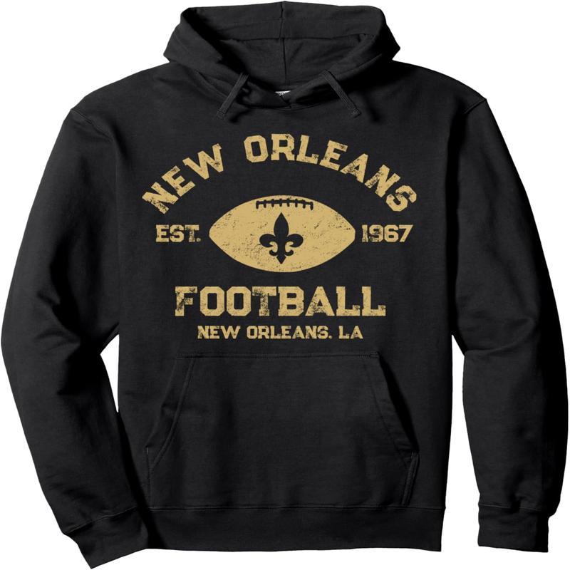 

Vintage New Orleans Football 1967 Classic Fan Pullover Hoodie, 100%, Gift For Men Women Dad Mom Friends, S-xxxl, Black