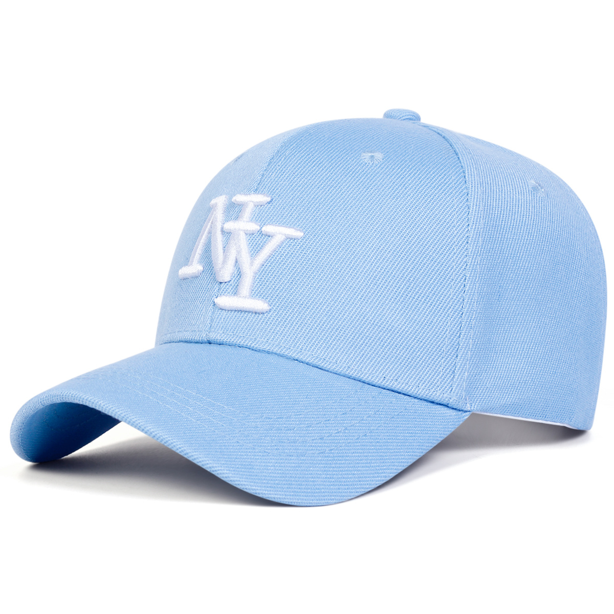 TEMU 1 Men's Ny Embroidered Baseball Outdoor Adjustable Fashion Casual Hat Suitable For Spring And Autumn Travel Beach Party
