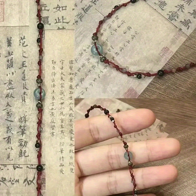 Retro Chinese Handmade Woven Bracelet, Couple Gift