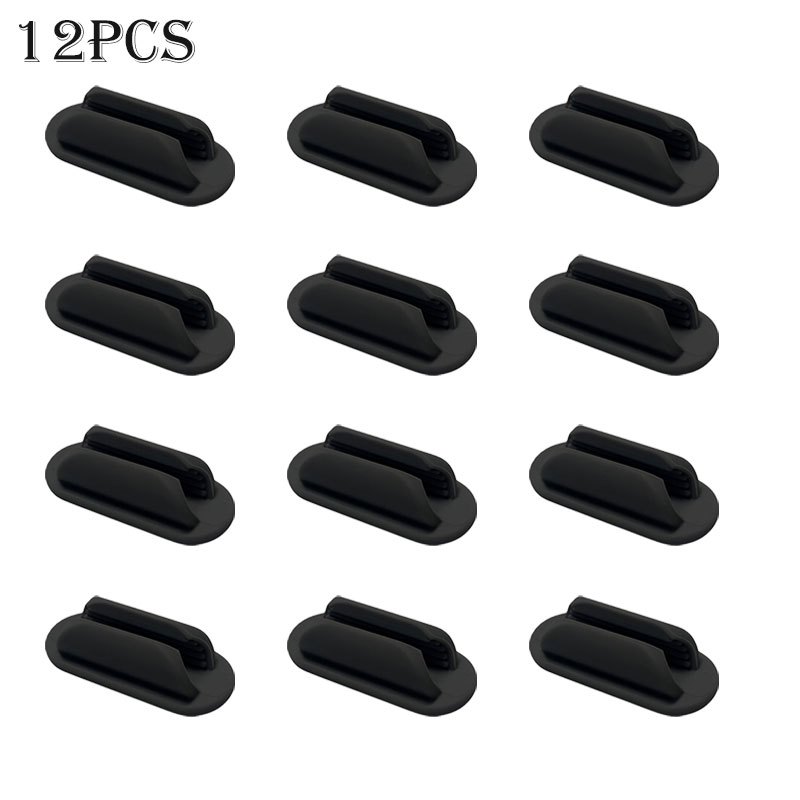 TEMU Porte-stylo en silicone, organisateur de bureau amélioré, support élastique auto-adhésif pour bureau, école, salle de classe, mur, fournitures