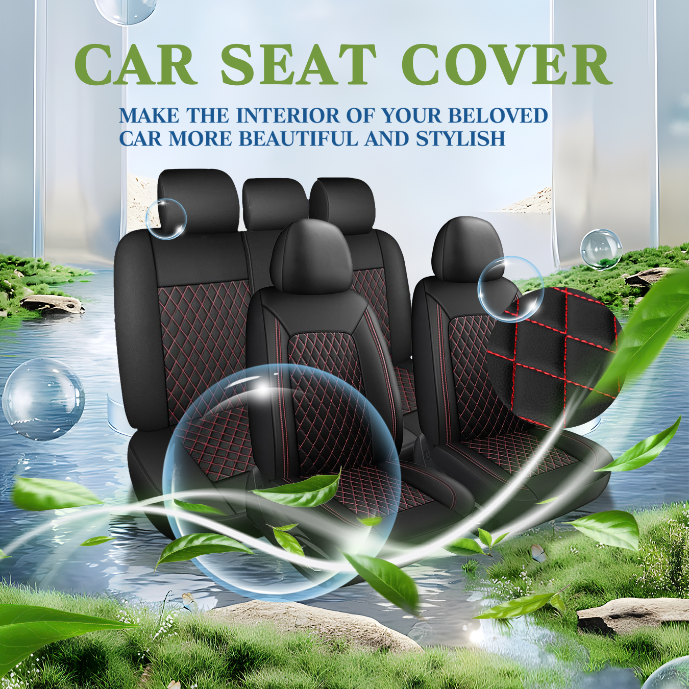 TEMU Car Seat Covers Seats Fit For Renault, , Fashionable Appearance, Scratch Resistant, Car Accessories, Car Accessories Interior, Car Decorcar,