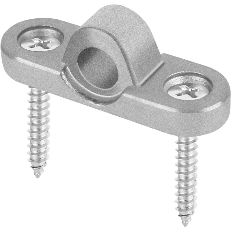 TEMU Brazalete de ojo para agujero de parasol fijo para carpa (hebilla y tornillo), parasol de pared de RV para agujero de ojo de acero inoxidable